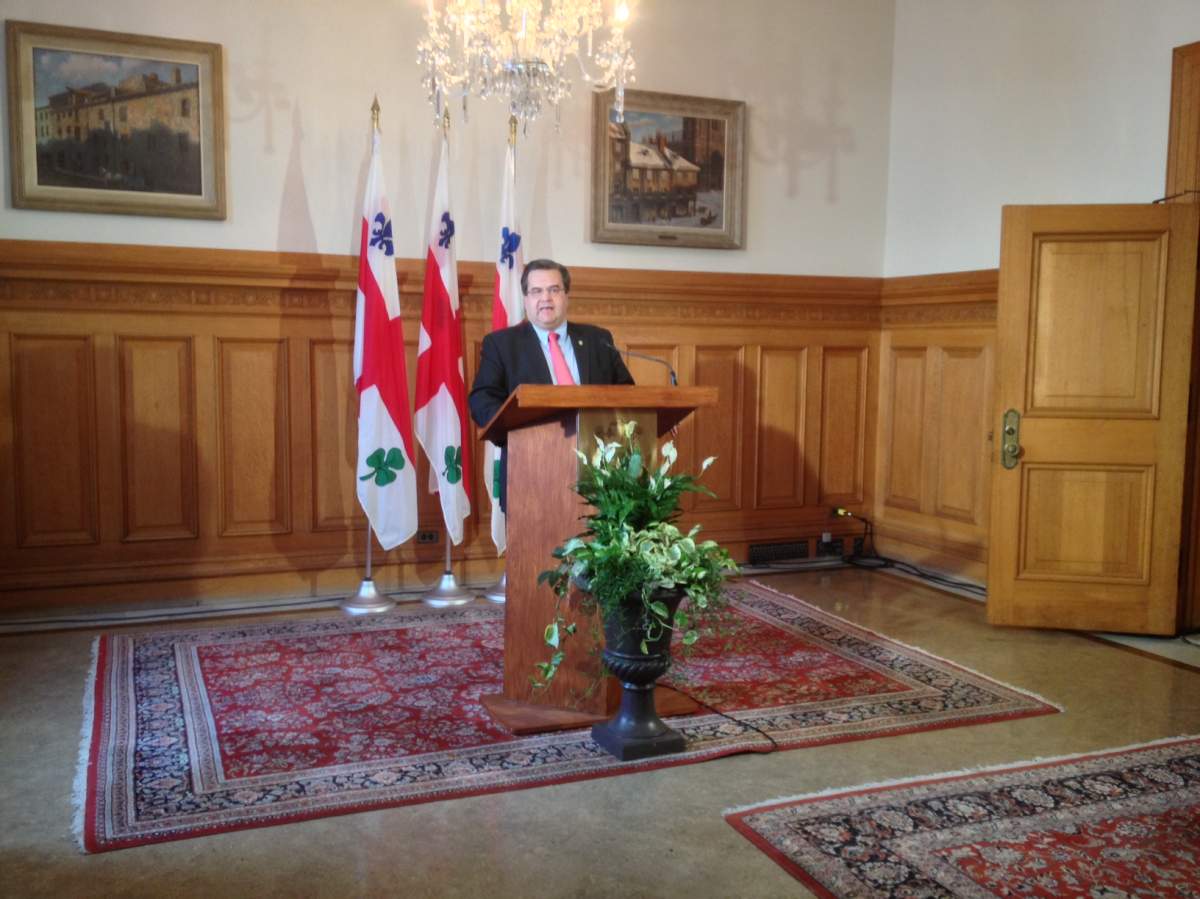 Montreal mayor Denis Coderre.