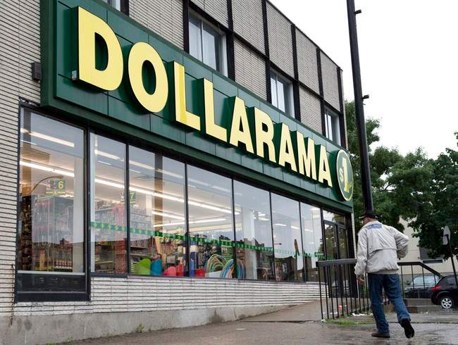 A Dollarama store is pictured in Montreal.