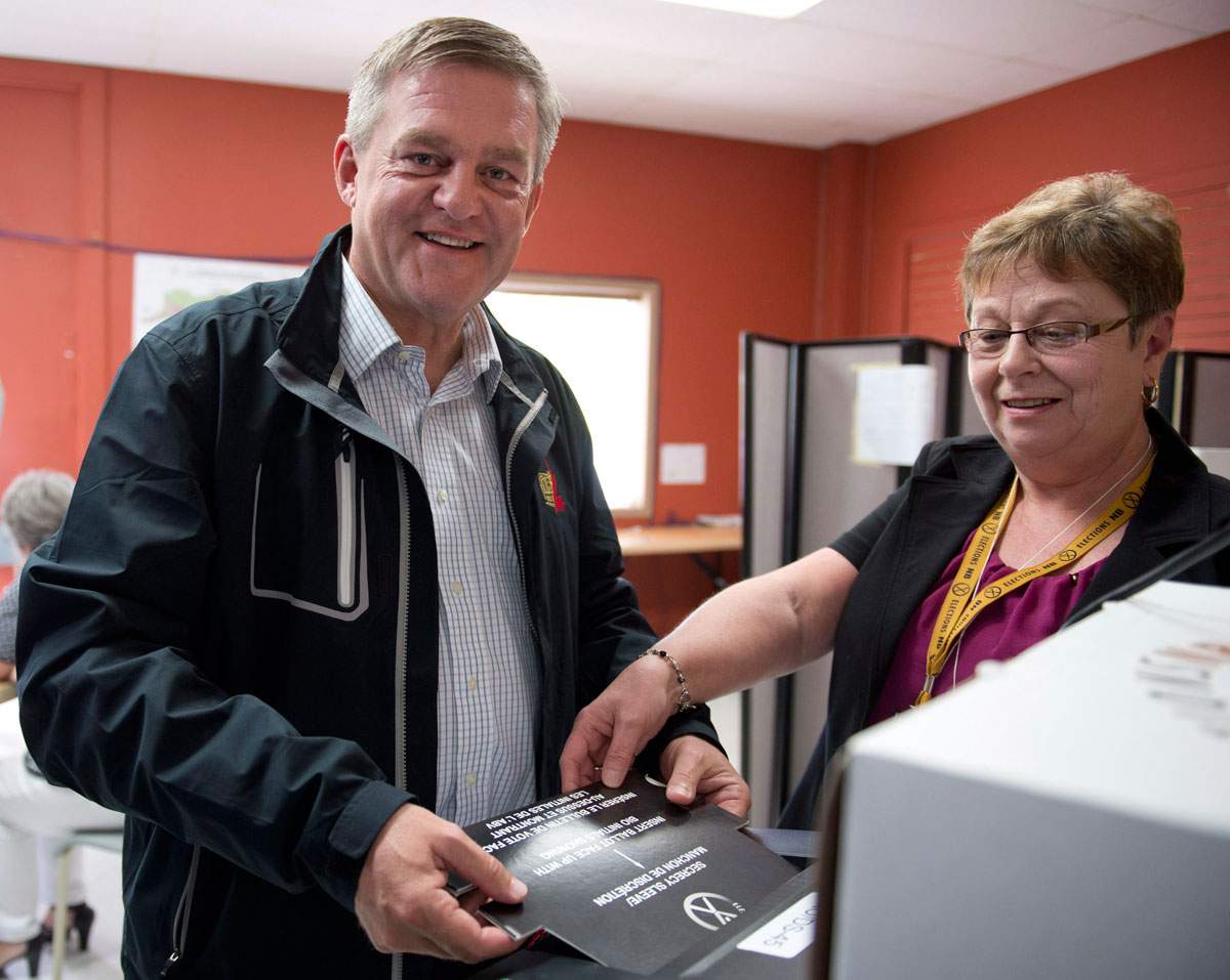 New Brunswick Progressive Conservative Leader David Alward