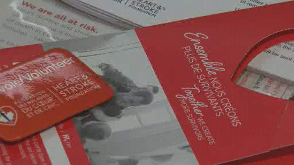 With the Heart and Stroke Foundation, you’ll have material with real logos, nothing will be done handmade, and you’ll have logos everywhere.
