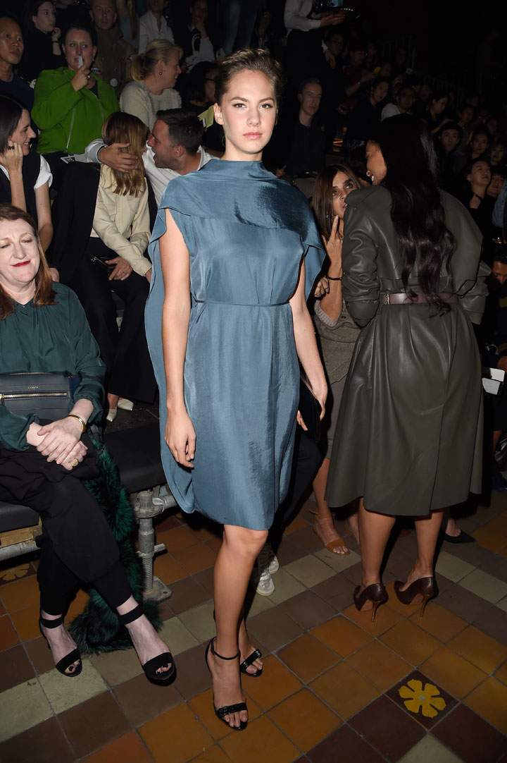 Emma Ferrer attends the Lanvin show as part of the Paris Fashion Week Womenswear Spring/Summer 2015 on September 25, 2014 in Paris, France.