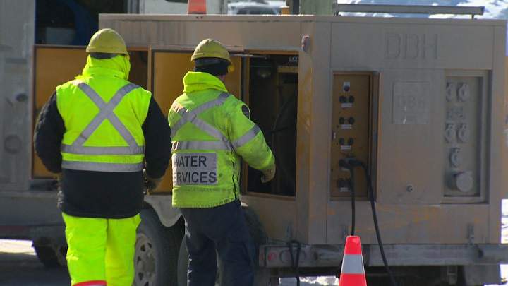 City of Winnipeg pipe thawing crew