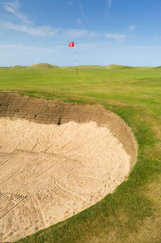 The Fraserburgh golf course in Scotland.
