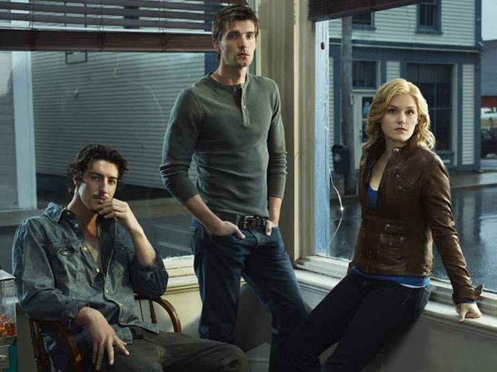 Eric Balfour, Lucas Bryant and Emily Rose of ‘Haven.’