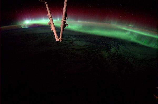 Aurora from the International Space Station