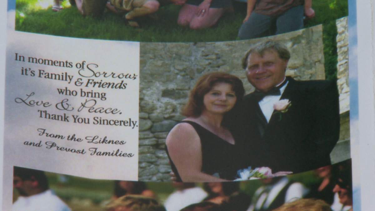 Family and friends of Alvin and Kathy Liknes gathered at their memorial Saturday in Calgary. 
