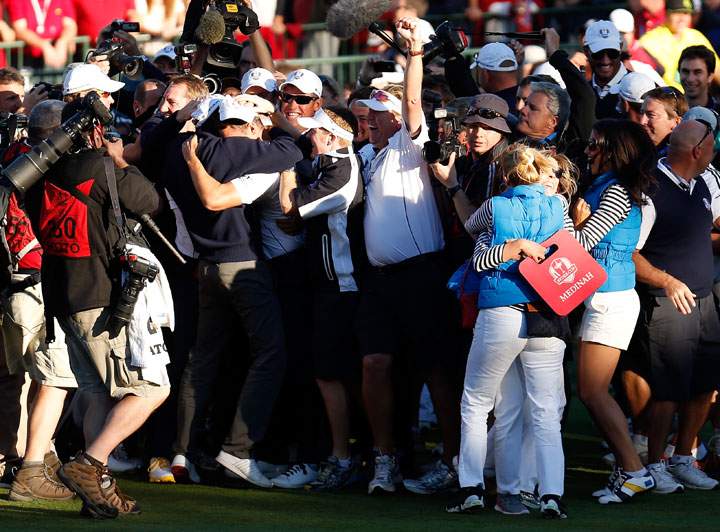 Martin Kaymer 2012 Ryder Cup putt