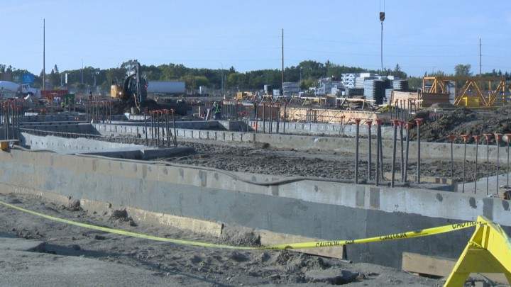 Construction on the new Regina football stadium is well underway since breaking ground in June.