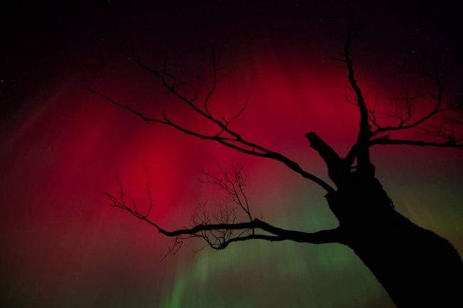 Northern lights over Ontario