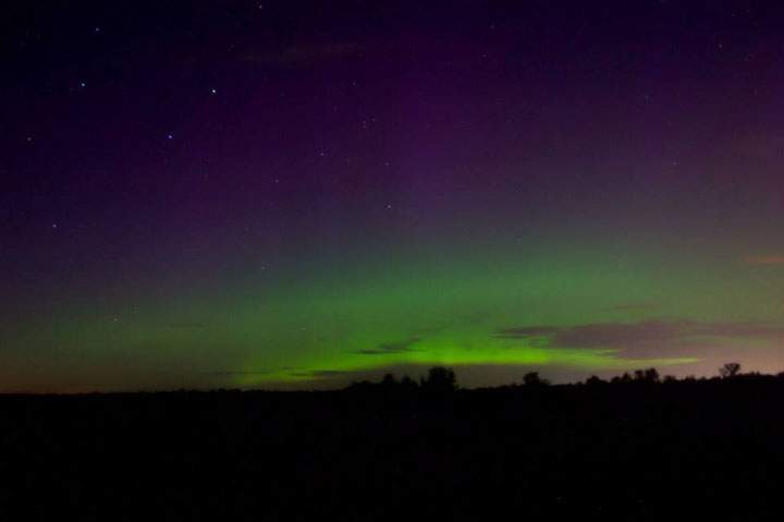 Aurora seen west of Ottawa.