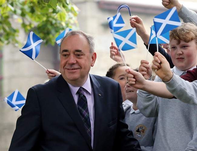 The former leader of Scotland's independence movement has his eyes on a return to politics, weeks after losing an independence referendum.