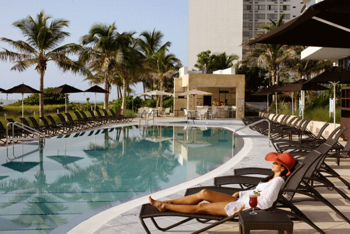 Pools will be decidedly busier this year, Canadian tour operator Transat believes, as more U.S. travellers invade resorts throughout the Caribbean.