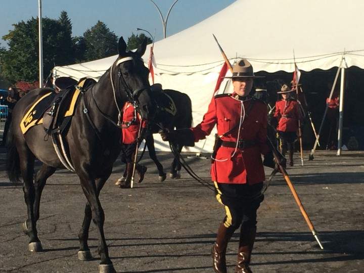 The RCMP musical ride.