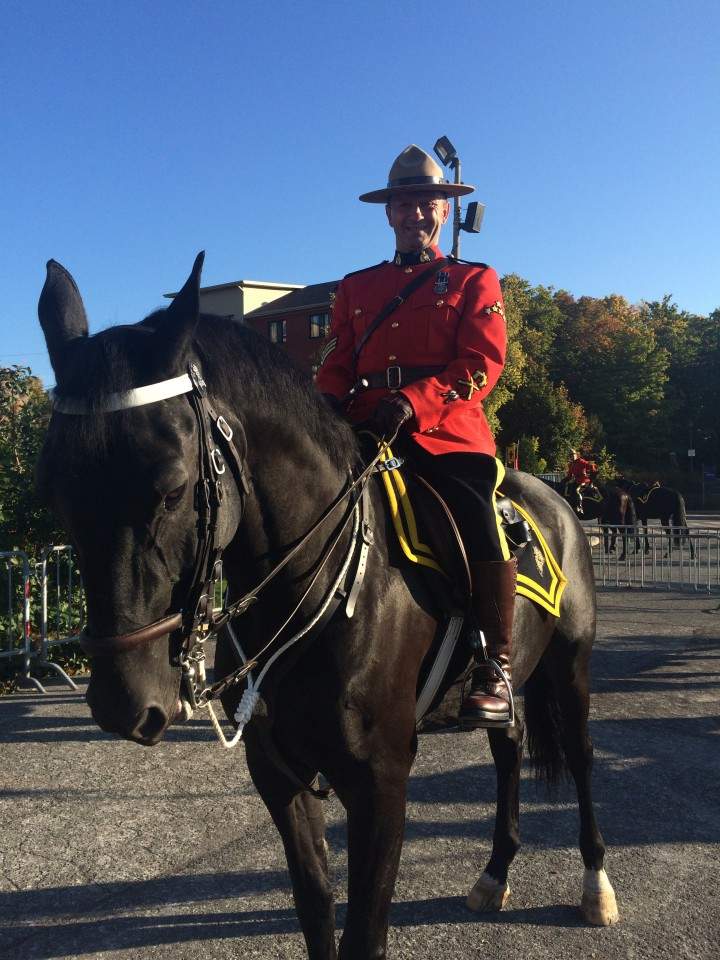 The RCMP musical ride.