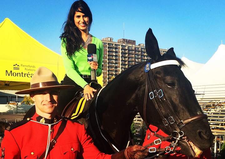 The RCMP musical ride.