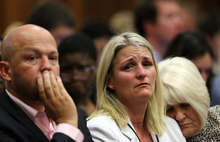 Family members of the late Reeva Steenkamp