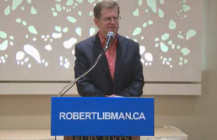 Robert Libman at the launch of his Conservative Party bid in September 2014.
