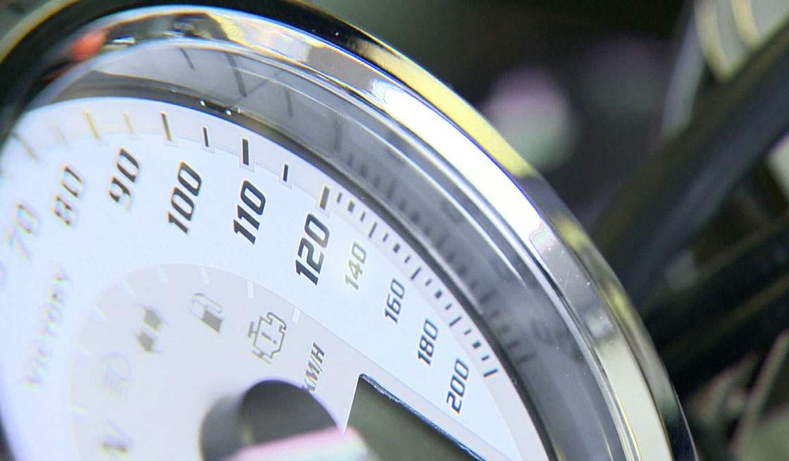 A motorcyclist was clocked by Saskatoon police going 80 km/h over the speed limit.