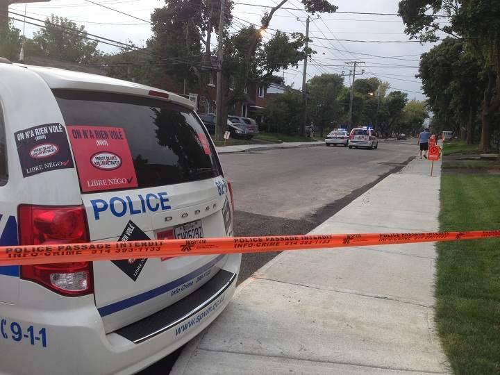 Montreal police are investigating after a brazen daylight shooting in St-Laurent on September 5, 2014.