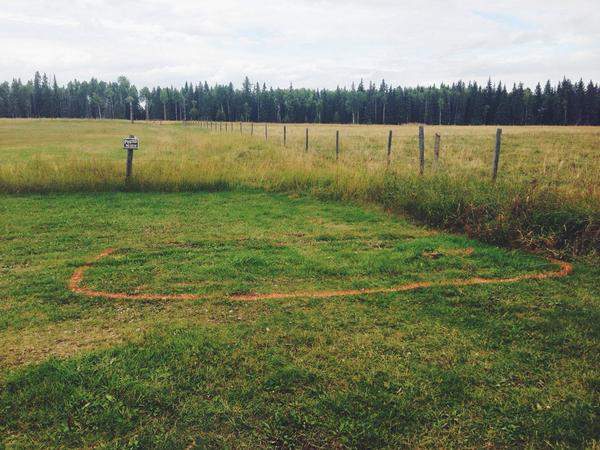 The area where 9-year-old Amber Lucius was found dead.