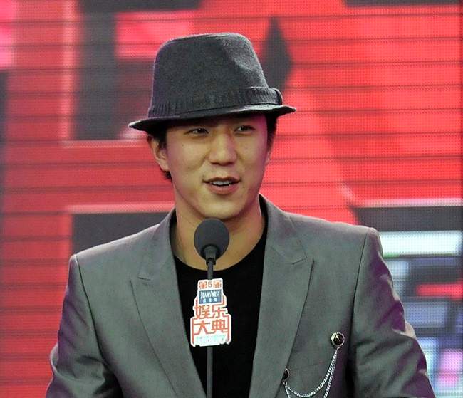 Jaycee Chan, son of Hong Kong martial arts film star Jackie Chan, speaks in Beijing, China on March 31, 2011 .