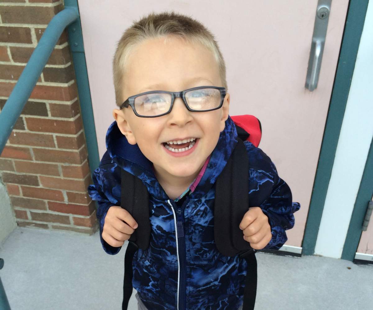 Zane, Kindergarten.