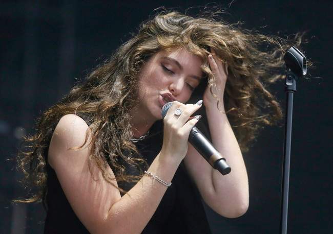 Lorde performs at the Austin City Limits Music Festival on Sunday, Oct. 12, 2014, in Austin, Texas.