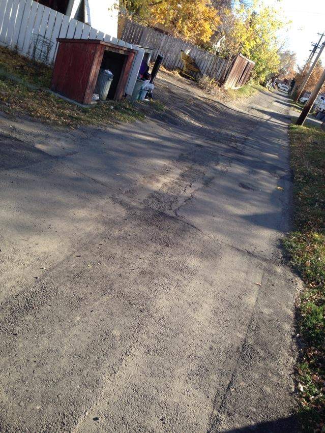 Should Edmonton's back alleys be given the neighbourhood renewal treatment?.