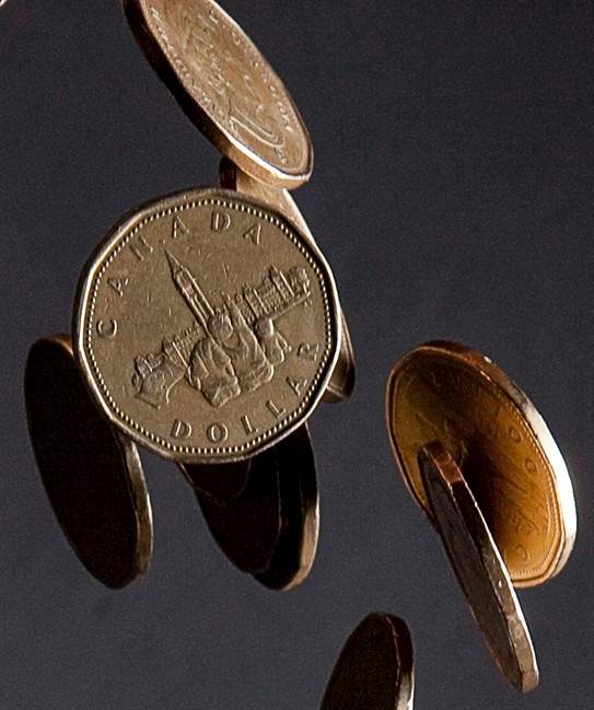 The Canadian dollar has been falling in tandem with world oil prices this fall.