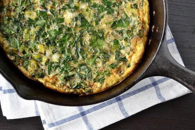 Easy breakfast bars frittata roasted chickpeas