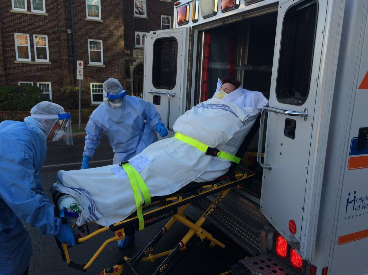 Health care workers are practicing what it would be like if a suspected case of Ebola arrives in Saskatchewan.