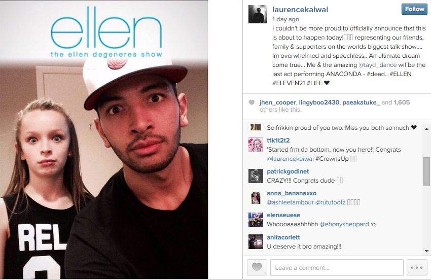 WATCH: ‘Anaconda’ dancer from Alberta wows Ellen with her moves - image