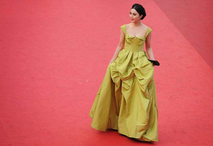 Actress Fan Bingbing attends ‘The Tree Of Life’ premiere during the 64th Annual Cannes Film Festival at Palais des Festivals on May 16, 2011 in Cannes, France.