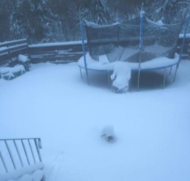 Gillam Manitoba snow