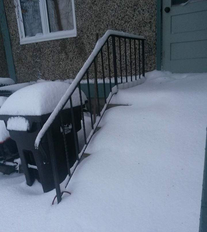 Gillam Manitoba snow