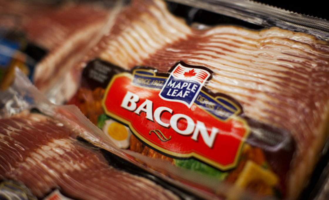 Retail bacon prices are down year-over-year, Statistics Canada data shows.