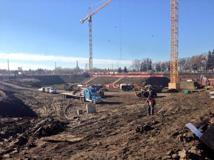 Construction on Mosaic 2.0 is coming along nicely, with around 15 per cent of the new stadium completed.