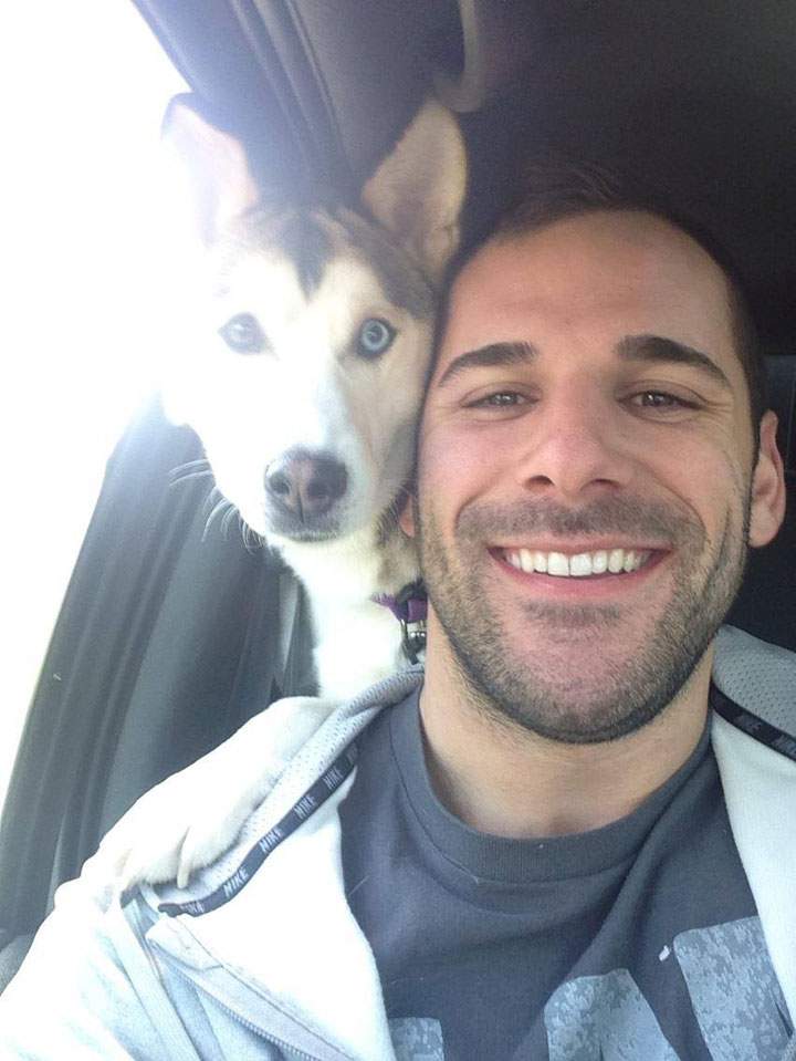 Cpl. Nathan Cirillo and his dog