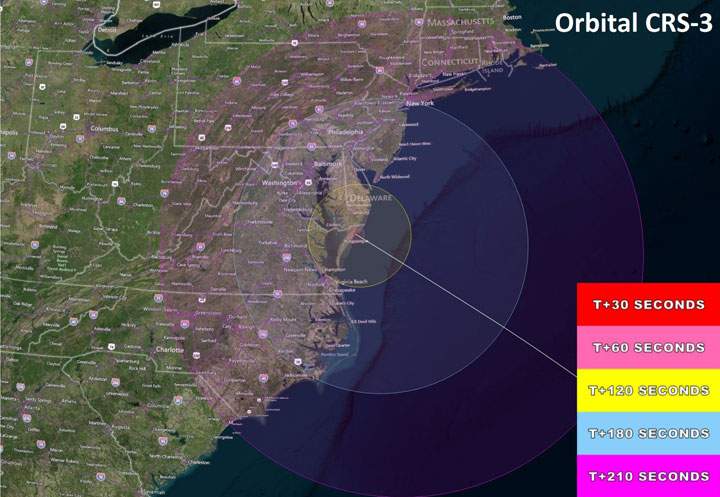 The Antares launch scheduled Oct. 28 may be visible to residents in the mid-Atlantic, weather permitting.