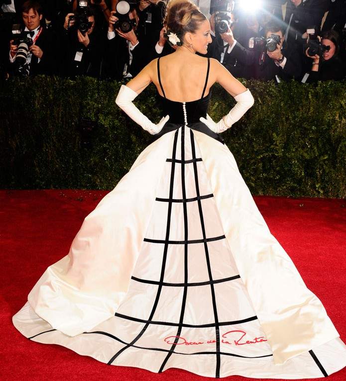 In this May 5, 2014, file photo, Sarah Jessica Parker attends The Metropolitan Museum of Art’s Costume Institute benefit gala celebrating “Charles James: Beyond Fashion” in New York.