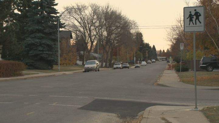 South Edmonton intersection at 71 Street and 86 Avenue.