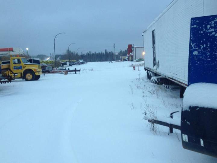 Thompson Manitoba snow