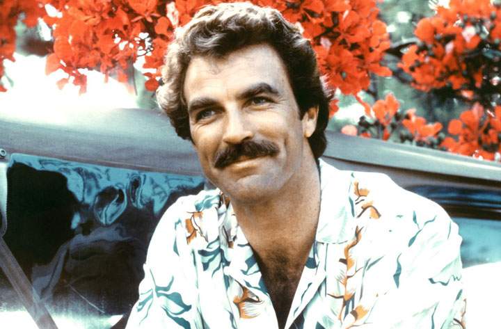 Tom Selleck as Magnum P.I. in this 1980 file photo.