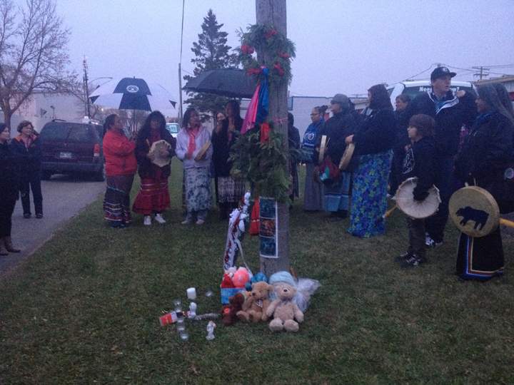 U-Haul vigil infants babies bodies Winnipeg