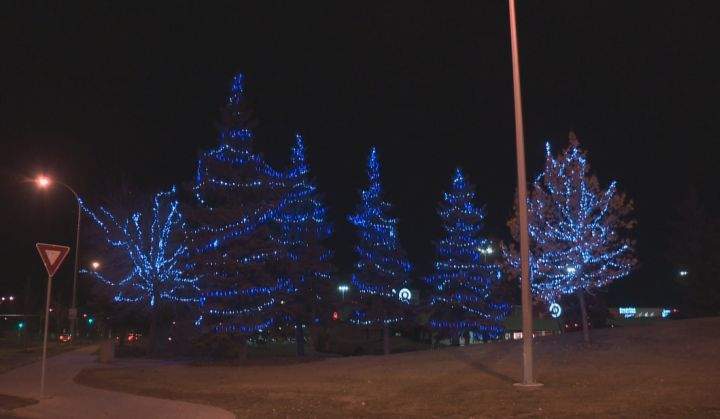 Christmas lights west Edmonton mall