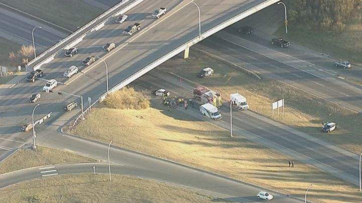 Collision on Yellowhead Trail Sunday, October 12, 2014.