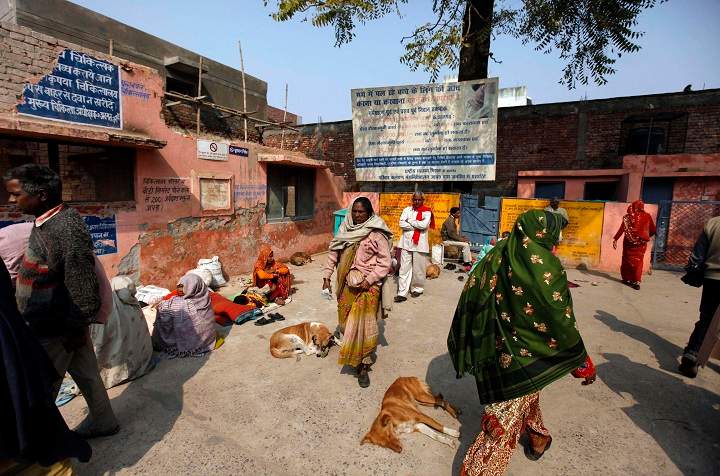 The Mohan Lal Gautam District Women's Hospital in Aligarh, India, where dozens of women undergo sterilization procedures every day, is seen in this February, 2011 file photo. 