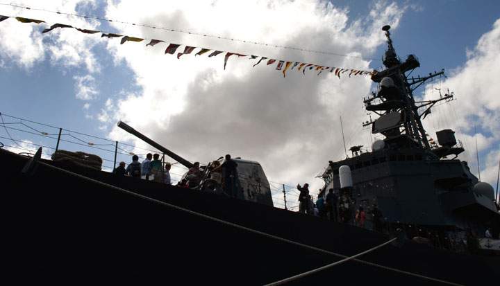 Australia has dispatched at least three of its warships to intercept a Russian flotilla that is bound for the G20 summit in Brisbane, according to a report.