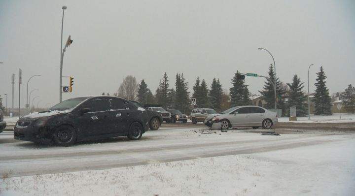 A crash in the area of Hermitage Road and Victoria Trail Saturday, Nov. 8, 2014.