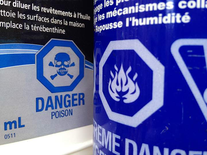 Properly storing paint and other dangerous chemicals is one way you can make your home safer.
